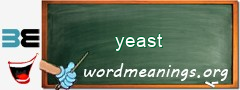 WordMeaning blackboard for yeast